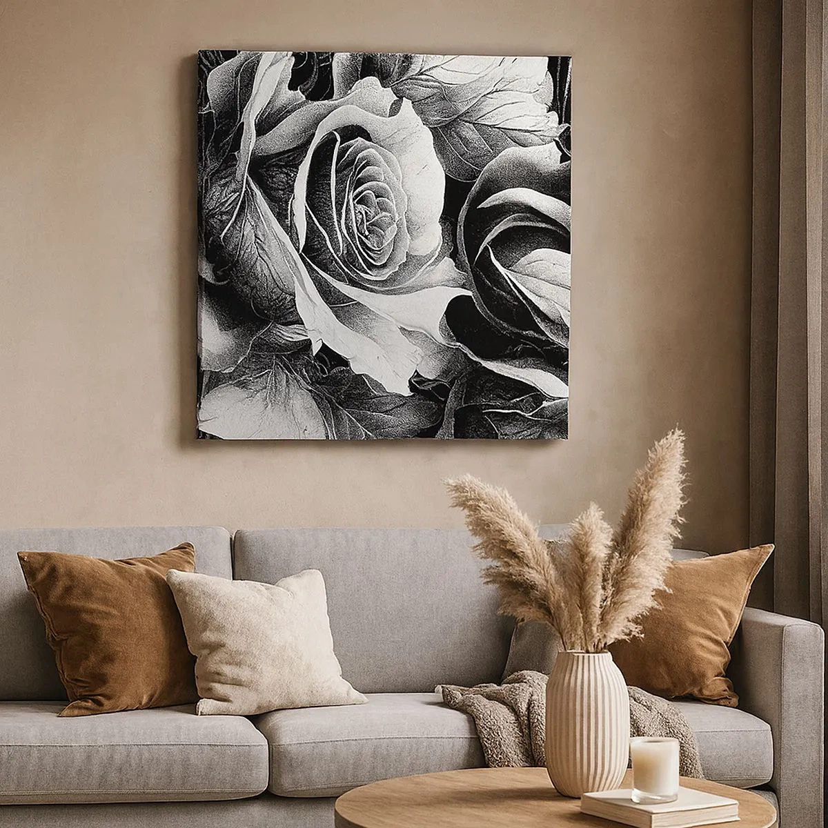 Tablou pe pânză - Mereu regina - 30x30 cm