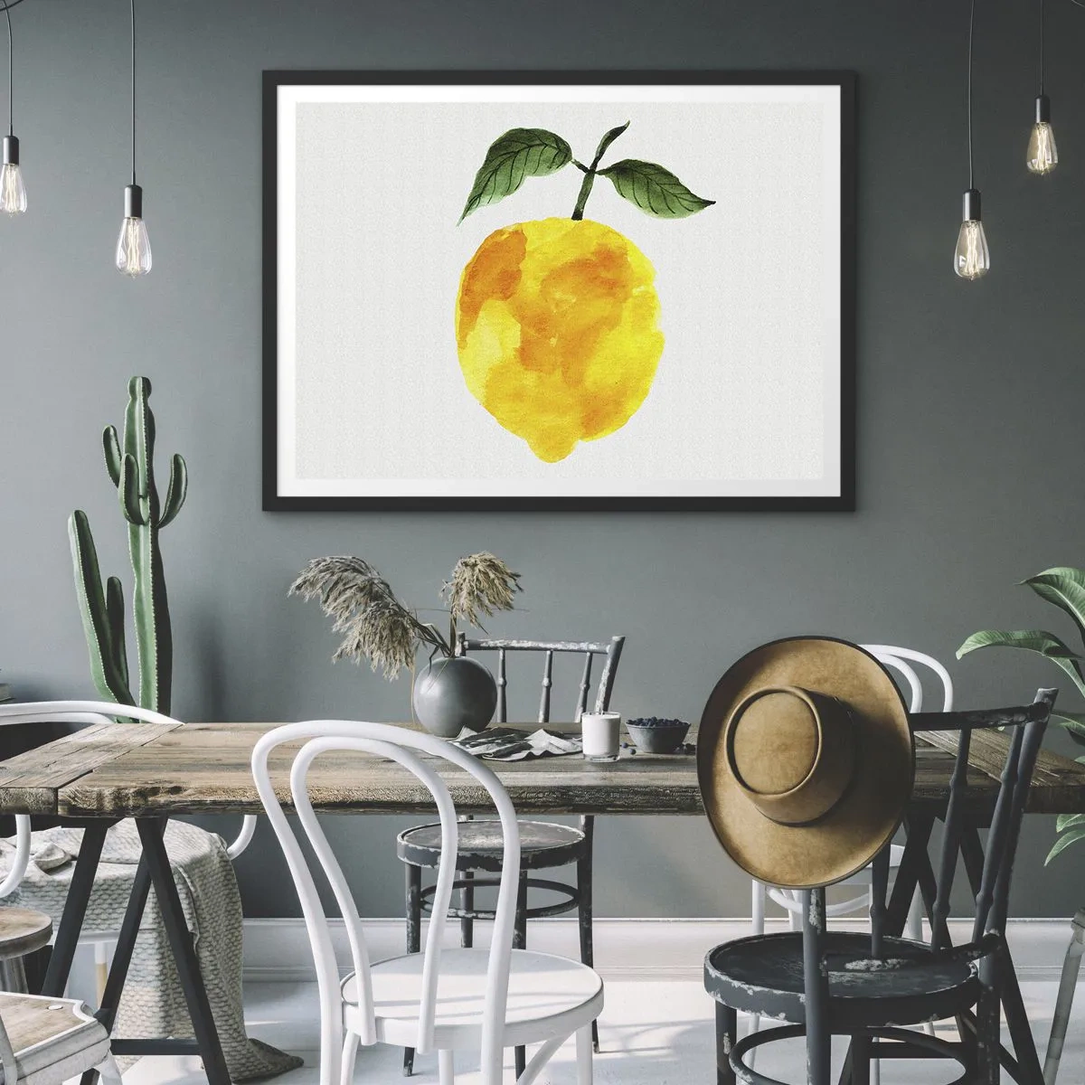 Poster în ramă neagră - Cum să simțiți gustul soarelui - 70x50 cm