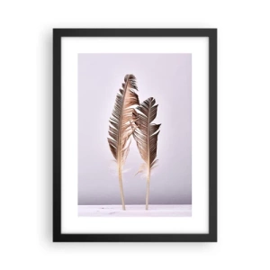 Poster în ramă neagră - Împotriva neantului - 30x40 cm