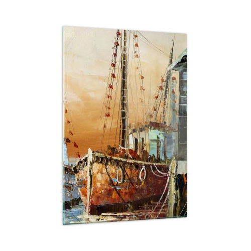 Tablou pe sticlă - Întoarcere pașnică - 50x70 cm