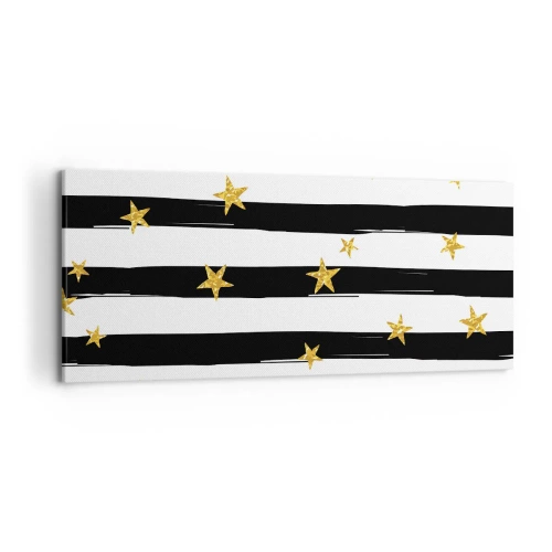 Tablou pe pânză - Cu toții ne-am născut sub o stea norocoasă - 120x50 cm