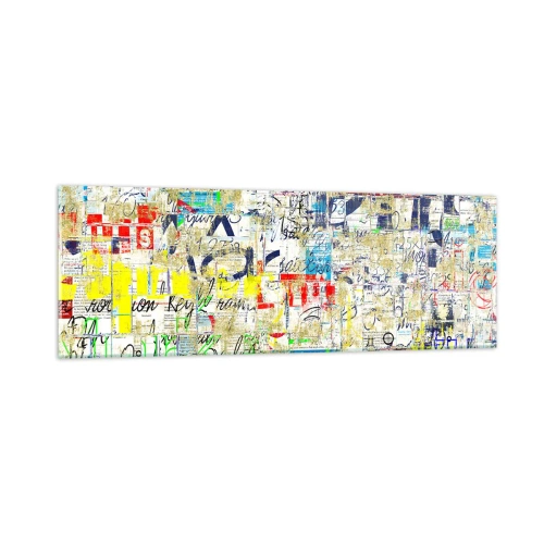 Tablou pe sticlă - Pur și simplu plăcut pentru ochi - 90x30 cm