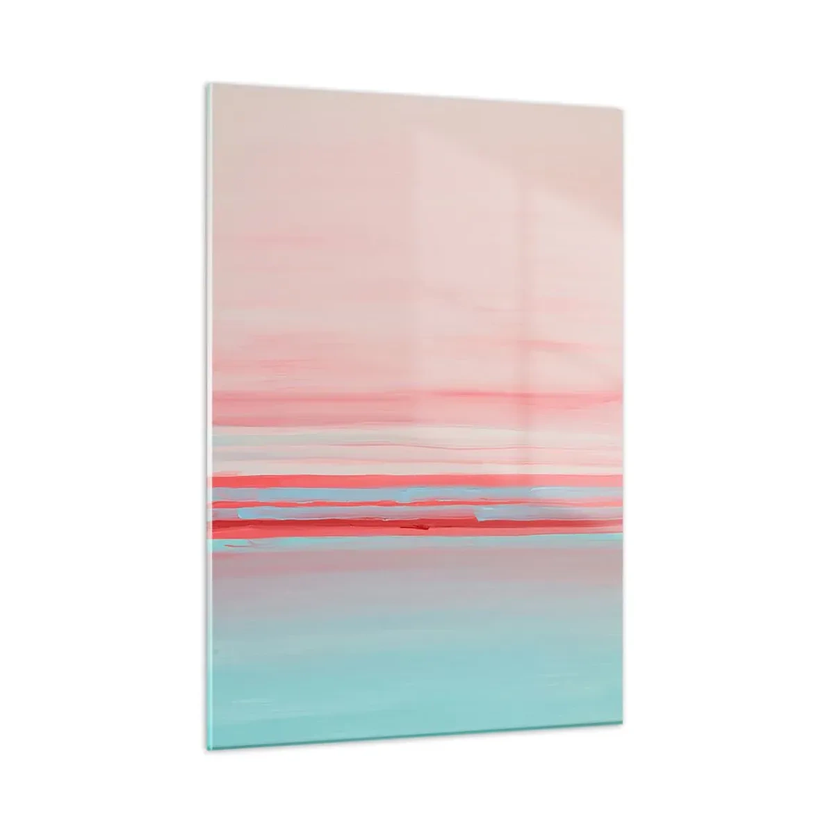 Tablou pe sticlă - Abstracție în zori - 50x70 cm