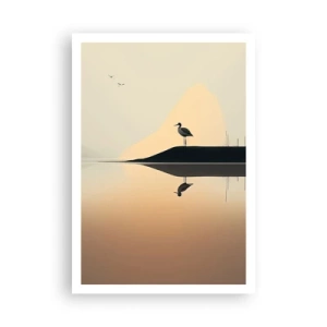 Poster - Domn pe lac - 70x100 cm