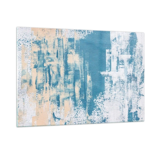 Tablou pe sticlă - Prin ţurţur de gheață - 120x80 cm