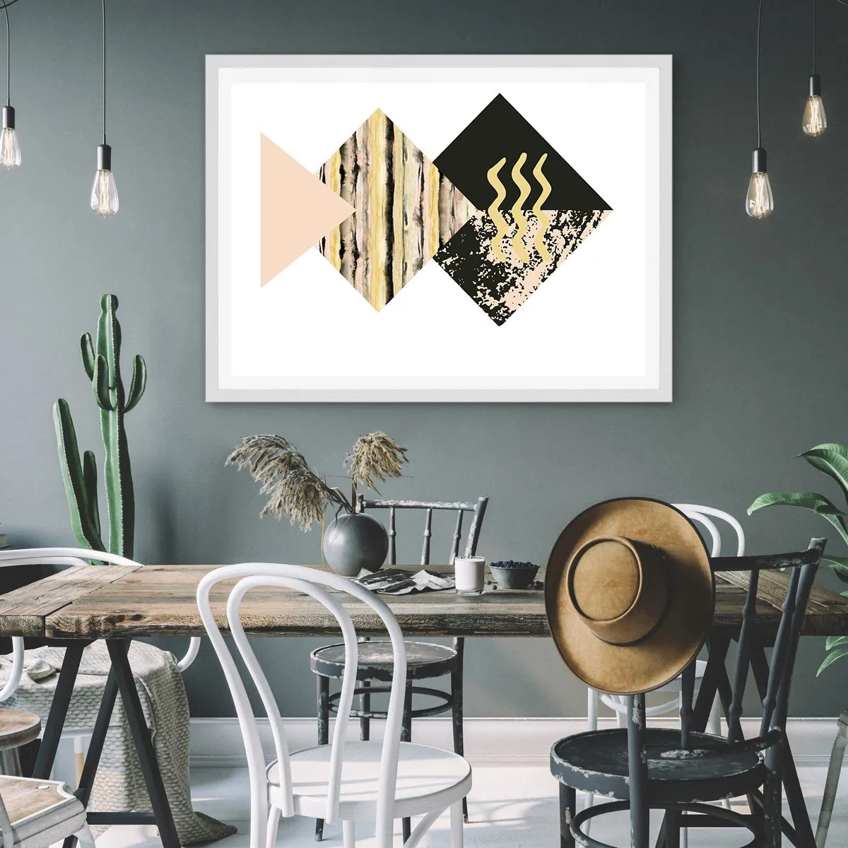 Poster în ramă albă - Aparent simplu - 50x40 cm