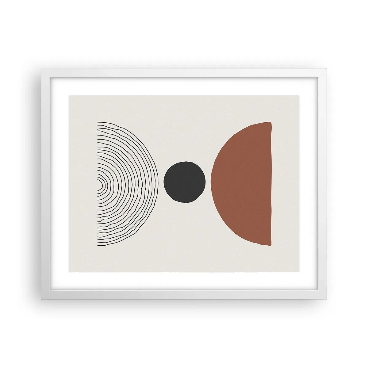 Poster în ramă albă - În centrul atenției - 50x40 cm