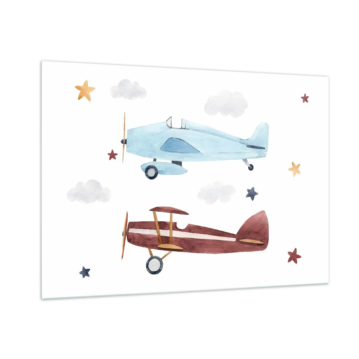 Tablou pe sticlă - Domnule Pilot, vă așteptăm! - 100x70 cm