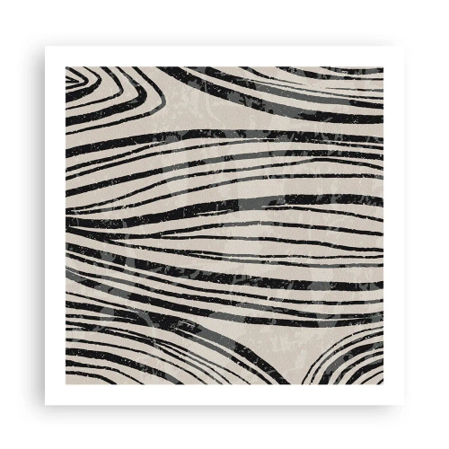 Poster - Deversare de linii - 60x60 cm