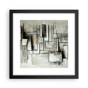 Poster în ramă neagră - Puterea simplității - 30x30 cm