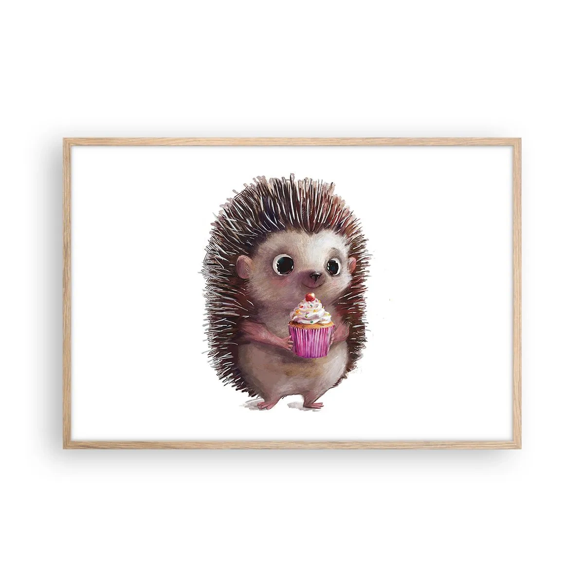 Poster în ramă de stejar deschis - Fiecare zi este o sărbătoare - 91x61 cm