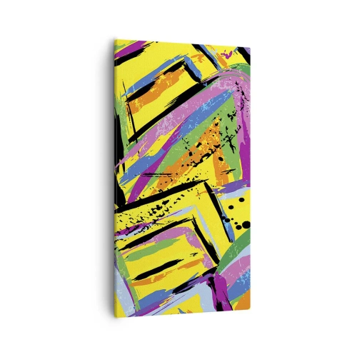 Tablou pe pânză - Strigă de bucurie - 55x100 cm