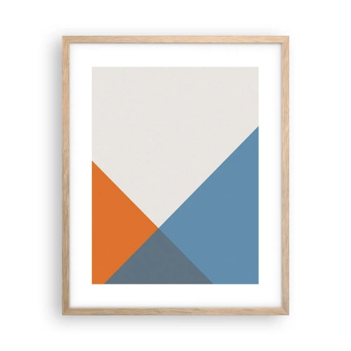 Poster în ramă de stejar deschis - La un unghi drept - 40x50 cm