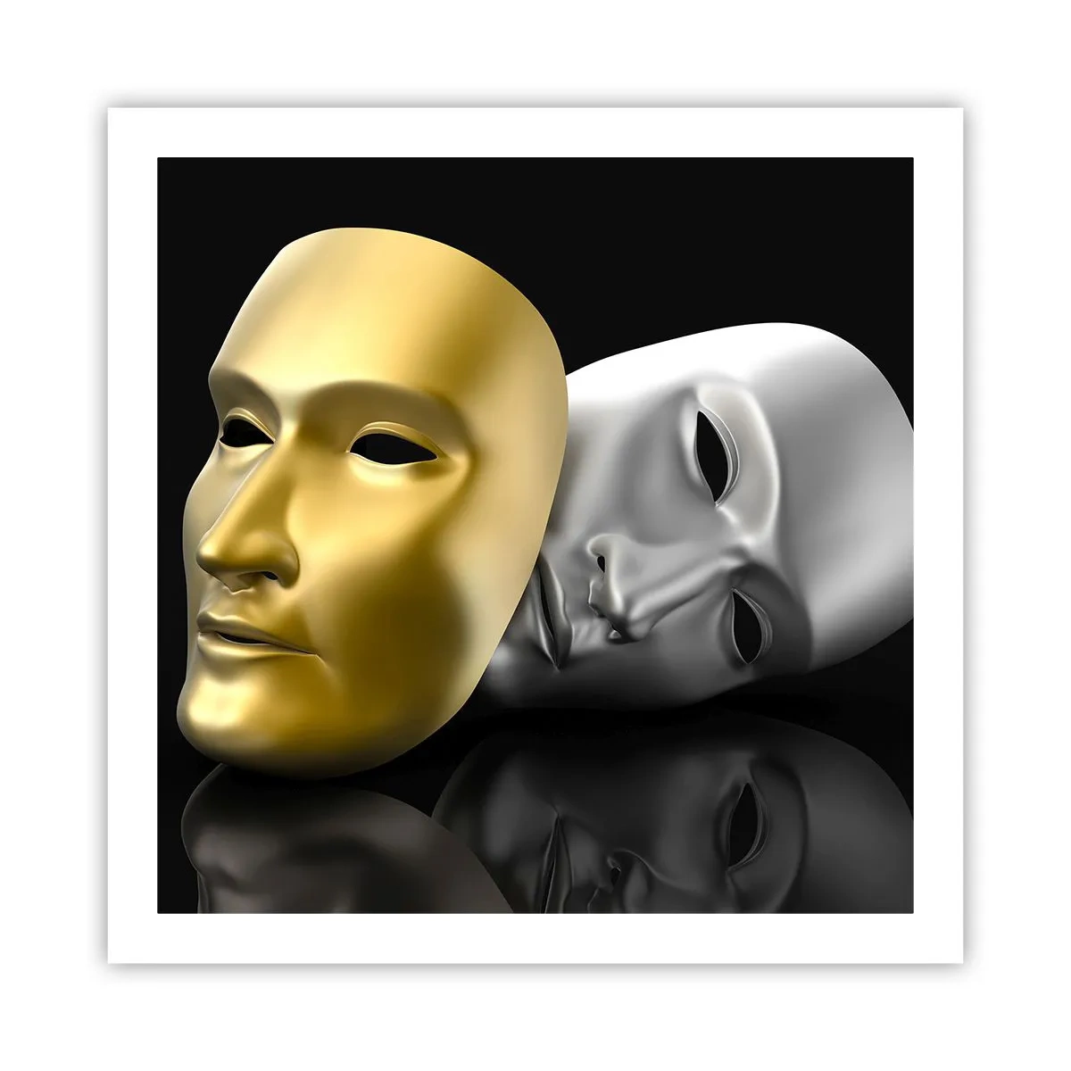 Poster - Viața este teatru - 60x60 cm