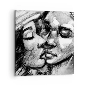 Tablou pe pânză - Un moment de tandrețe - 70x70 cm