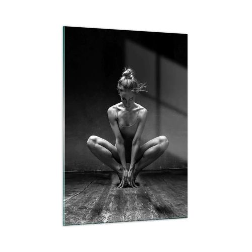 Tablou pe sticlă - Energie de dans concentrată - 50x70 cm