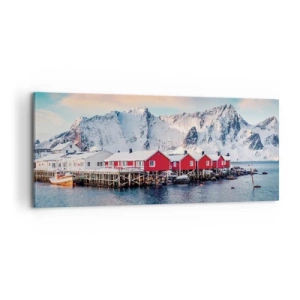 Tablou pe pânză - Retragerea nordică - 100x40 cm