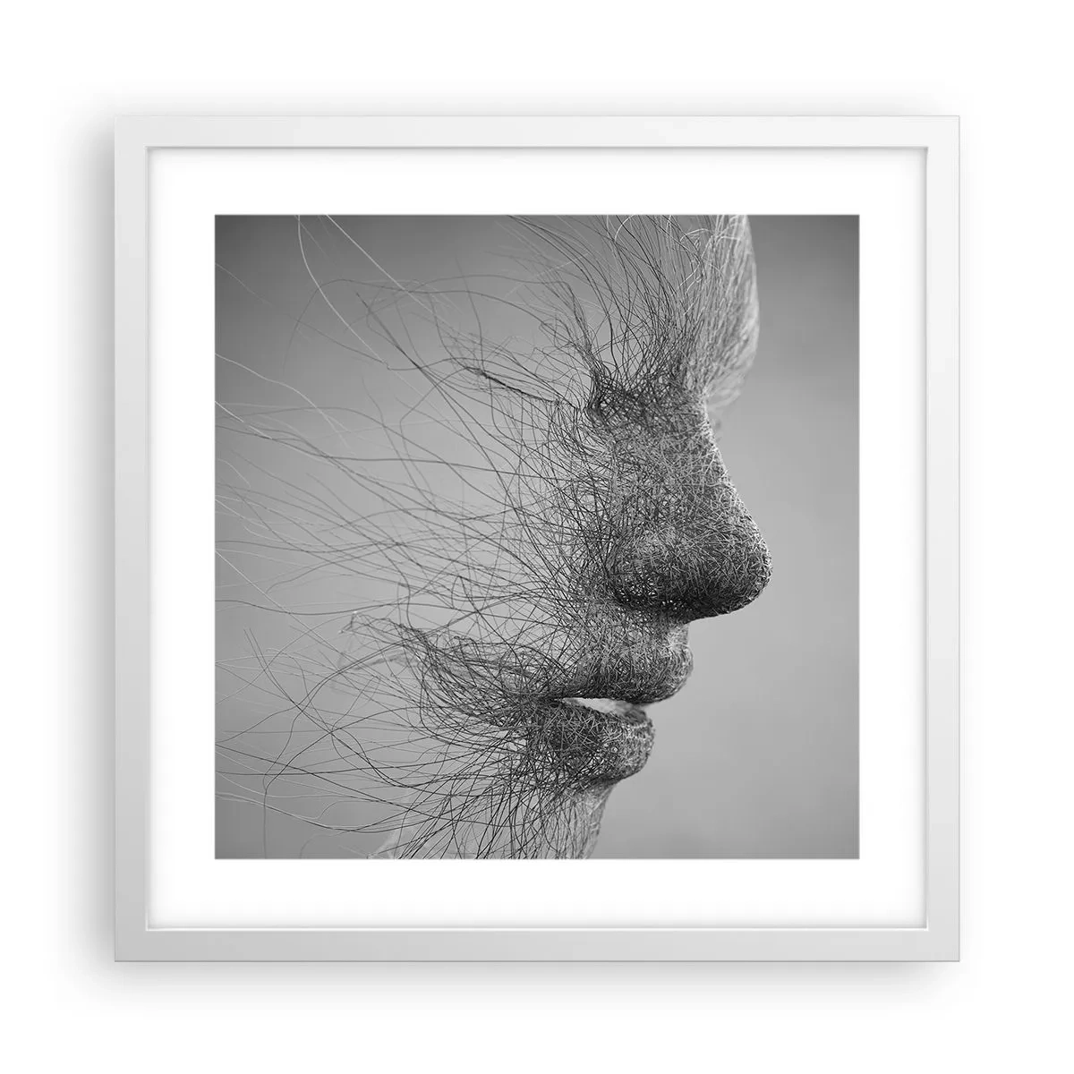 Poster în ramă albă - Spiritul vântului - 40x40 cm