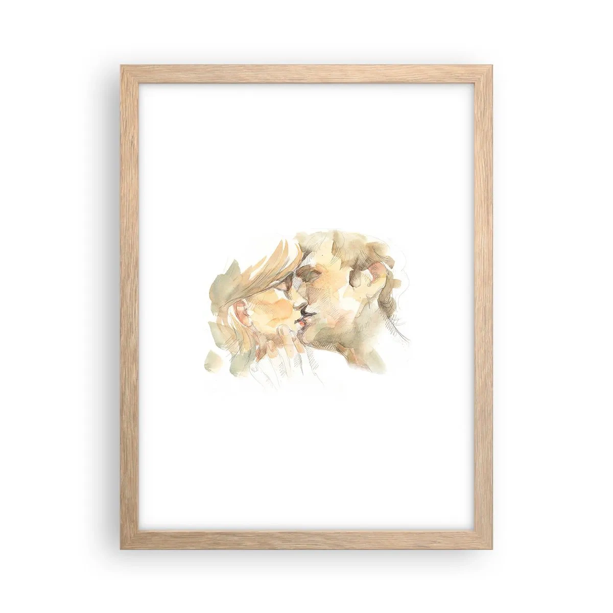 Poster în ramă de stejar deschis - Jumătatea găsită? - 30x40 cm