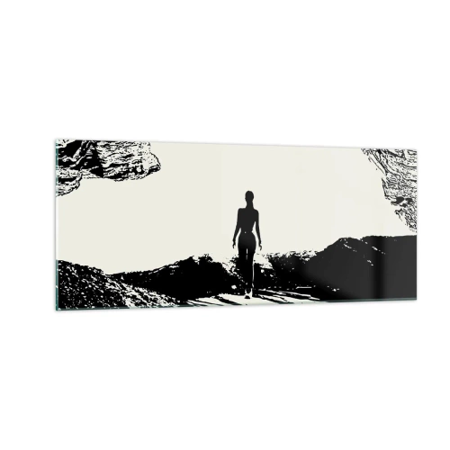 Tablou pe sticlă - O nouă înfățișare - 100x40 cm
