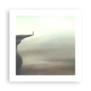 Poster - În sus, bineînțeles! - 40x40 cm