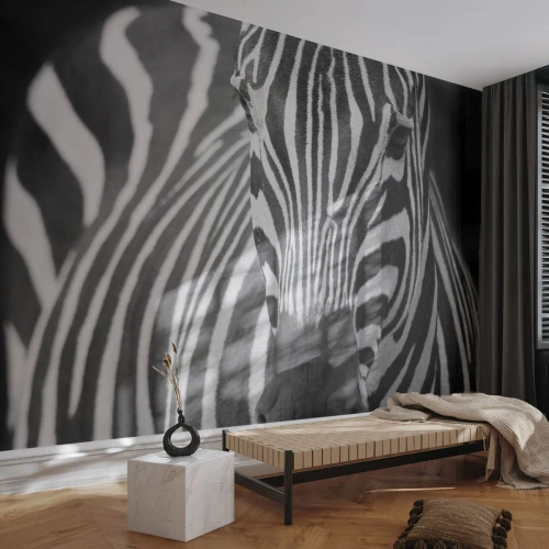 Tapet Premium Canvas - Lumea e albă și neagră - Animale, Coaste, alb-negru - 100x70 cm