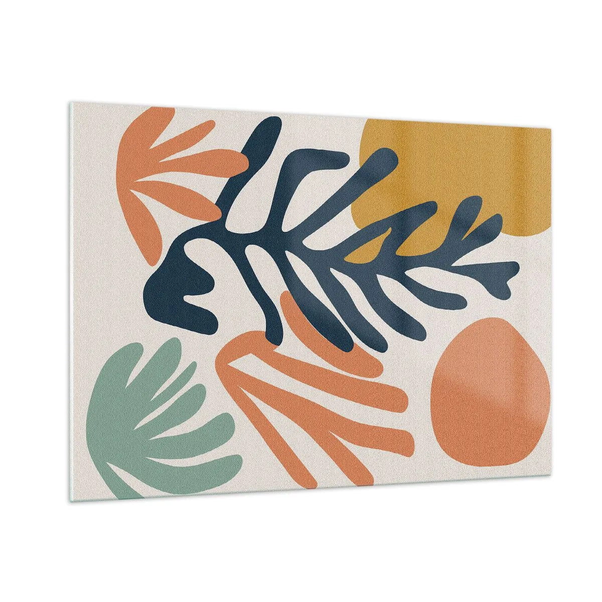 Tablou pe sticlă - Mări de corali - 100x70 cm