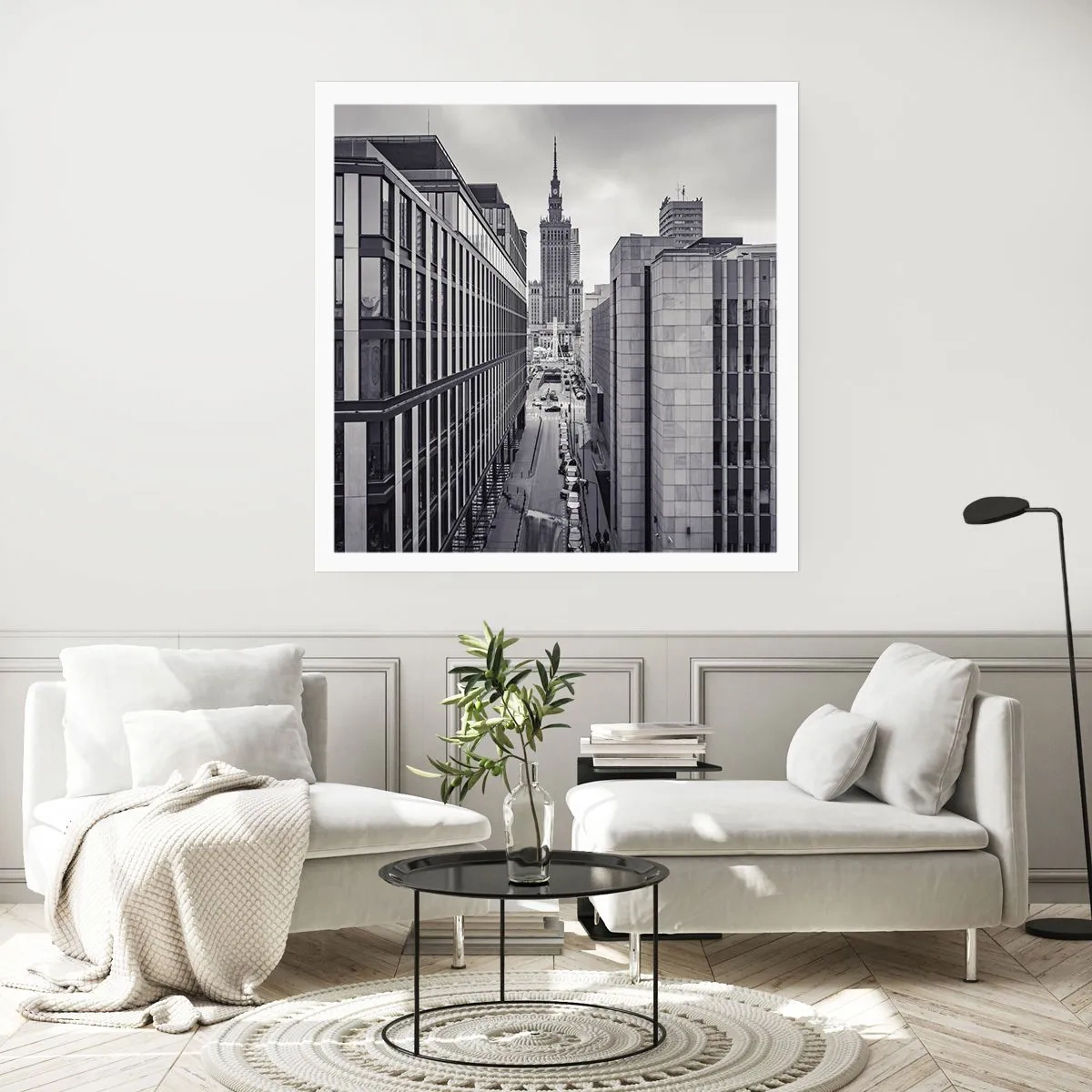 Poster - Vale citadină din Varșovia - 60x60 cm
