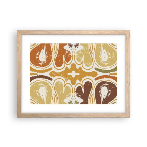 Poster în ramă de stejar deschis - Abstracție sentimentală - 40x30 cm