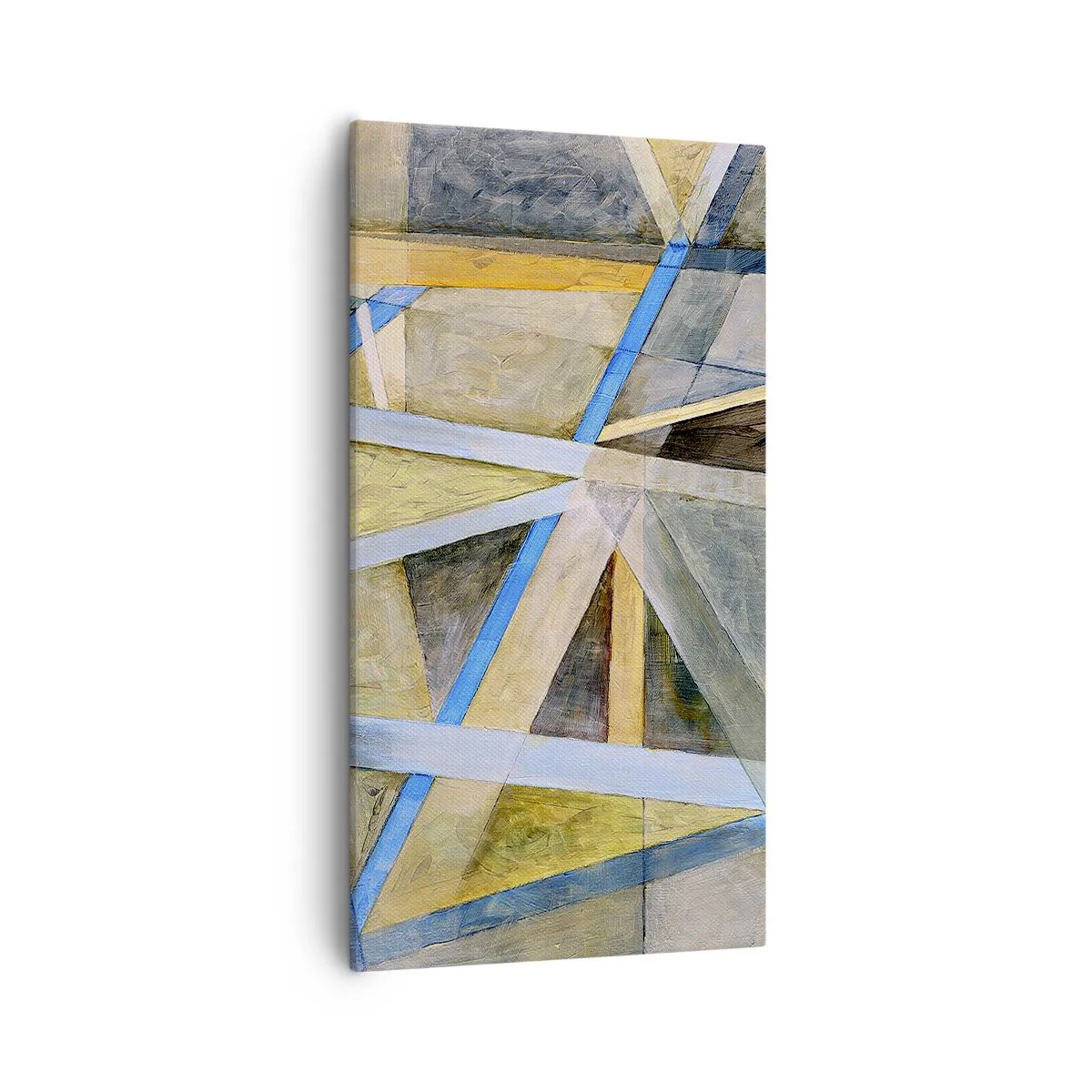 Tablou pe pânză - Drept sau de-a curmezișul? - 55x100 cm