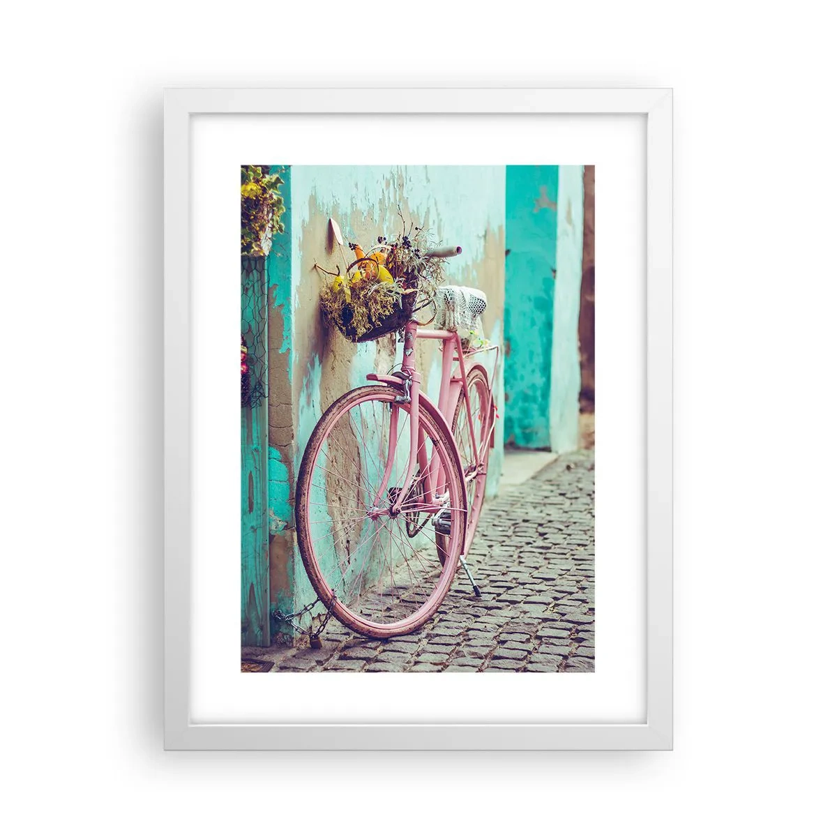 Poster în ramă albă - Mă întorc imediat - 30x40 cm