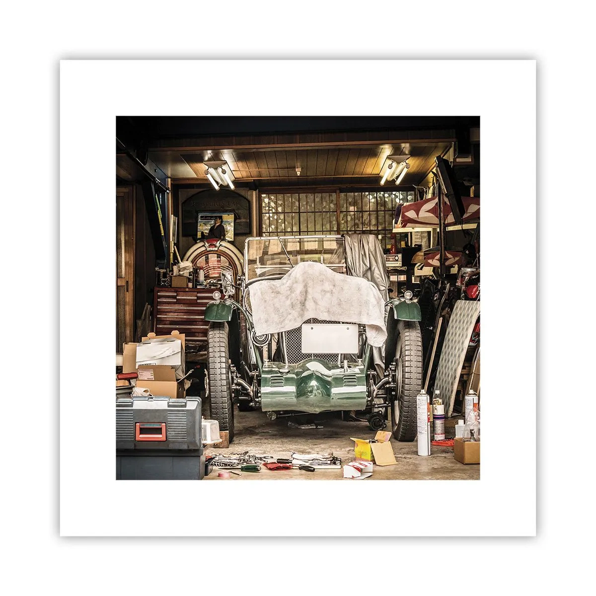 Poster - Înapoi în trecut - 30x30 cm