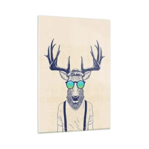 Tablou pe sticlă - Și la cine te așteptai? - 80x120 cm