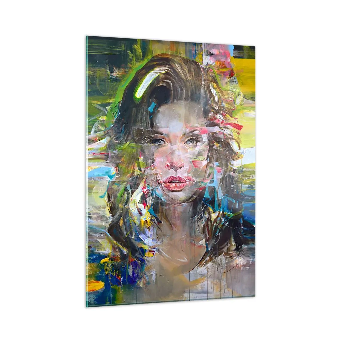 Tablou pe sticlă - În spatele cortinei de aer - 50x70 cm