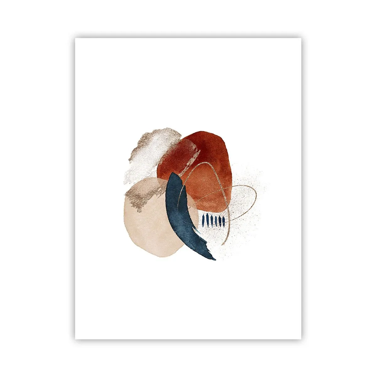 Poster - Compoziție ovală - 30x40 cm