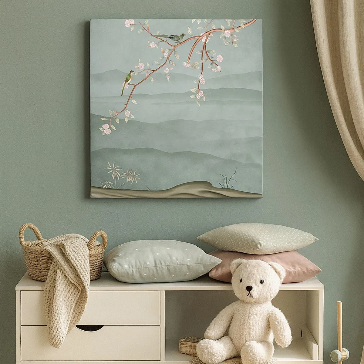 Tablou pe pânză - Primăvara, ah, tu ești - 30x30 cm