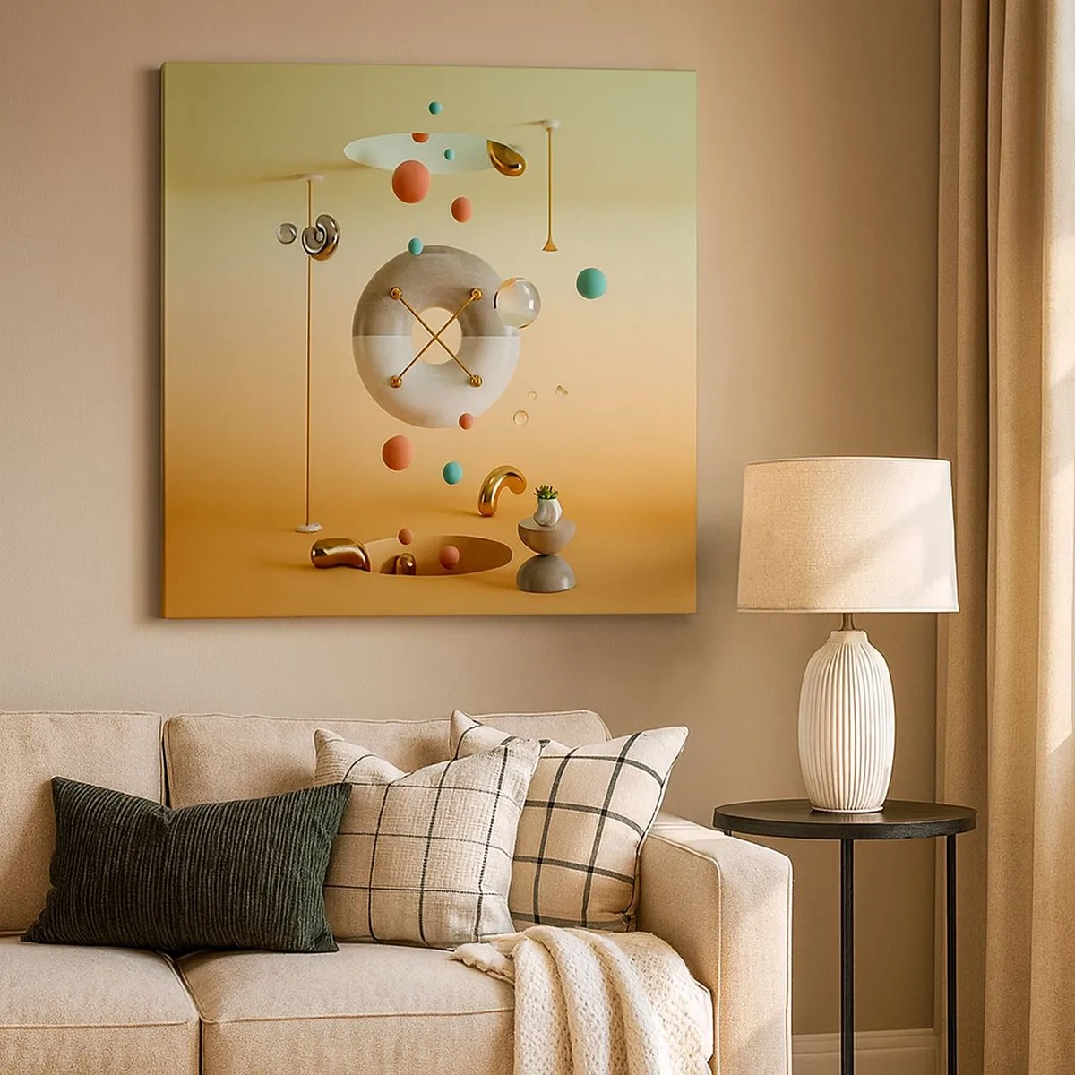 Tablou pe pânză - Orice se poate întâmpla - 30x30 cm