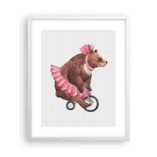 Poster în ramă albă - Ce circ! - 40x50 cm