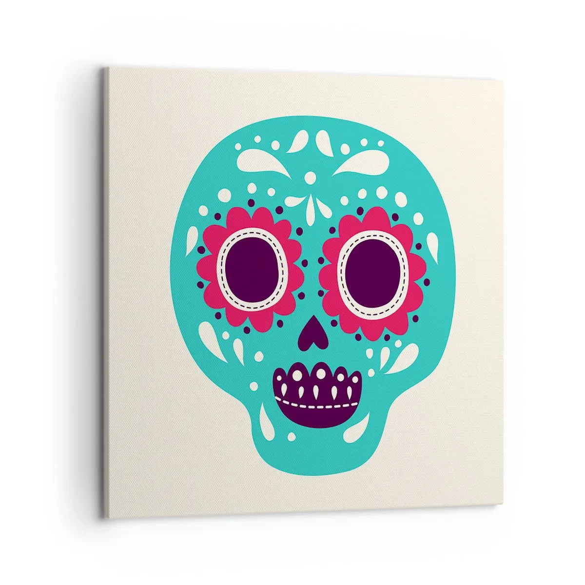 Tablou pe pânză - Viața - distracție până la moarte - 50x50 cm