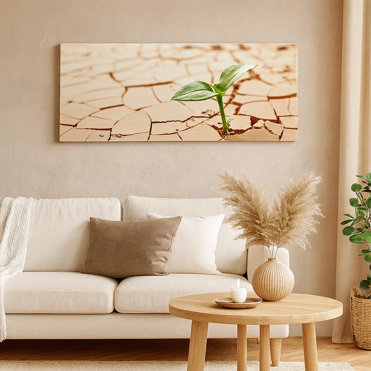 Tablou pe pânză - Forța irepresibilă a vieții - 30x30 cm