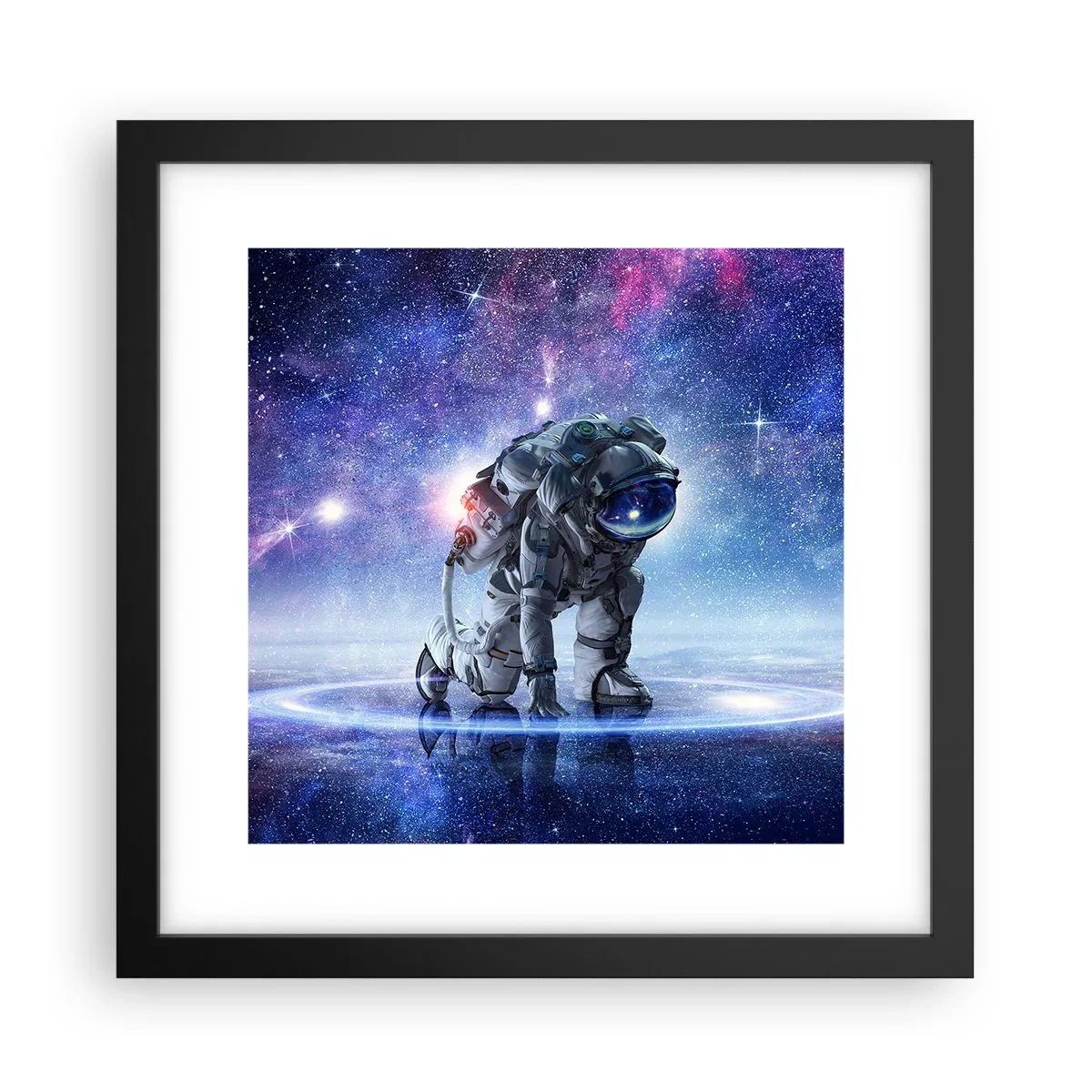 Poster în ramă neagră - Cerul înstelat de deasupra mea - 30x30 cm