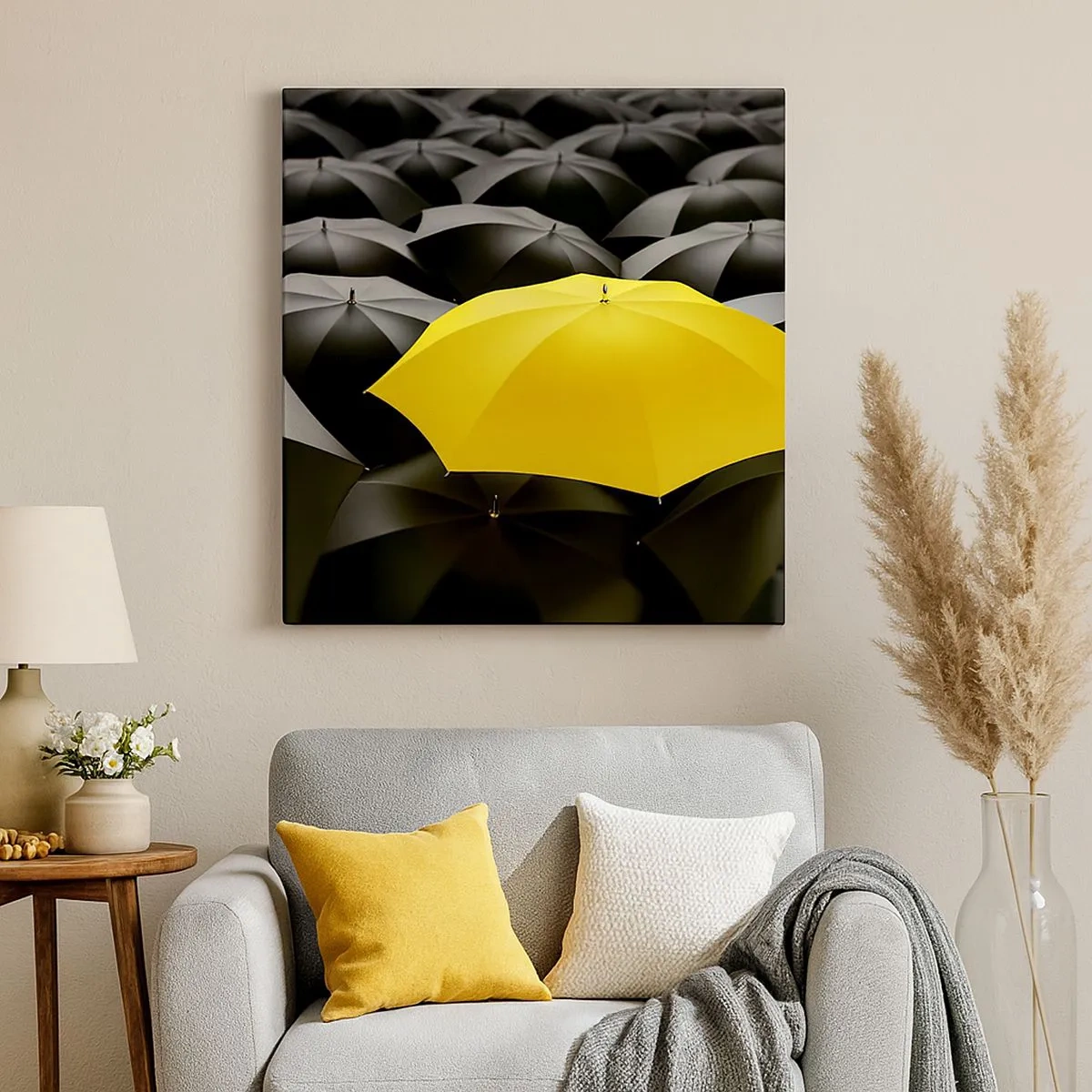 Tablou pe pânză - La revedere, tristețe - 30x30 cm