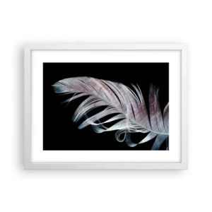 Poster în ramă albă - Gândește-te la atingere - 40x30 cm