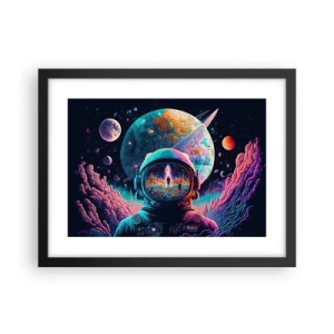 Poster în ramă neagră - Visul nevisat al filozofiilor - 40x30 cm