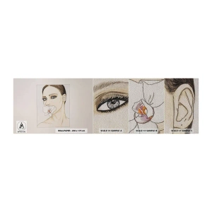Mostră tapet Premium Sand - Un simbol al eleganței și frumuseții - Abstracția, Bucată, Femeie - 100x30 cm