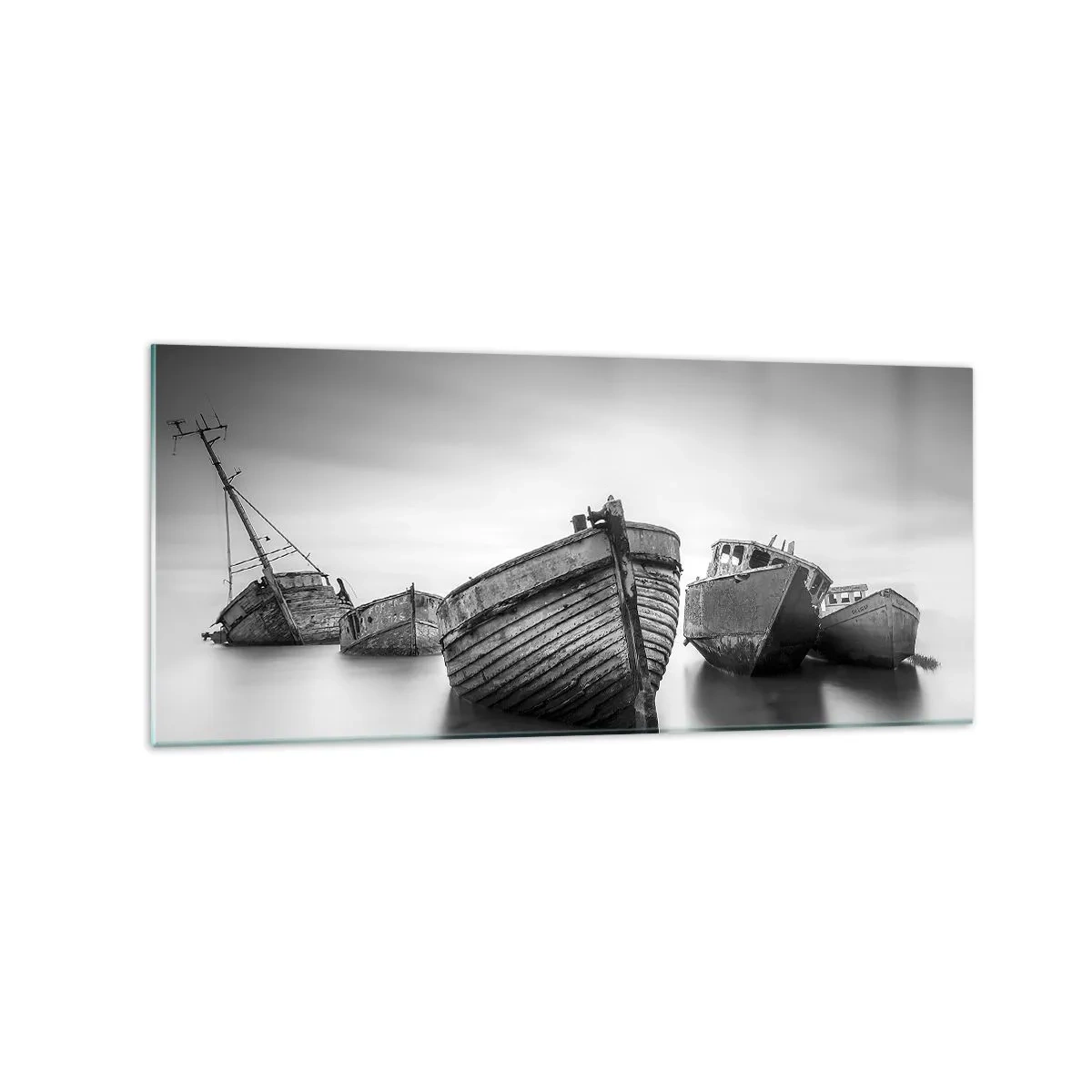 Tablou pe sticlă - Acum sunt doar amintiri... - 120x50 cm