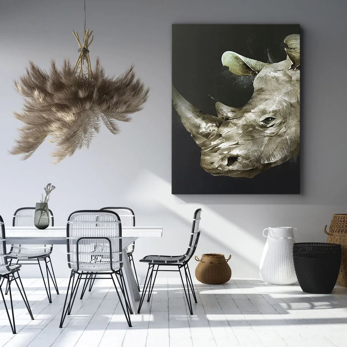 Tablou pe pânză - Adevărata putere masculină - 45x80 cm