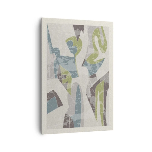 Tablou pe pânză - Compoziție din spatele geamului - 70x100 cm