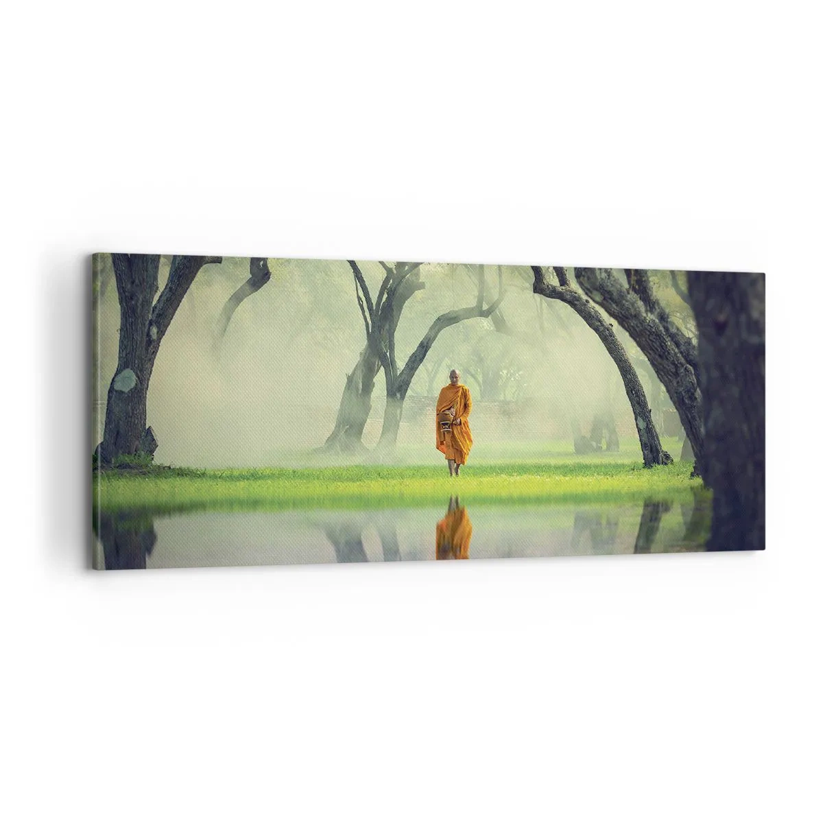 Tablou pe pânză - Pe drumul spre iluminare - 100x40 cm