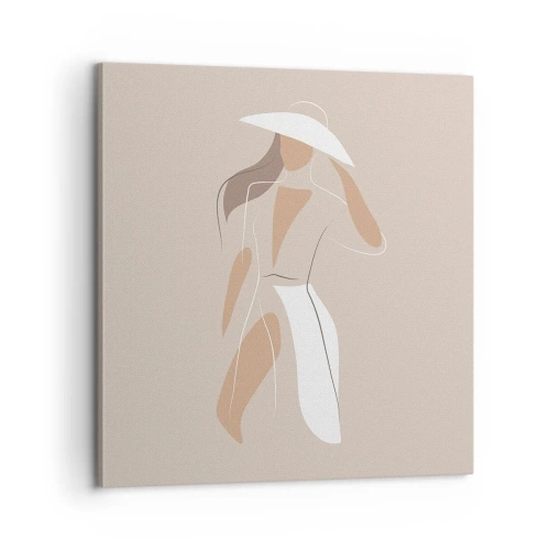 Tablou pe pânză - Moda este distractivă - 60x60 cm